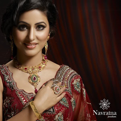 Hina Khan (Akshara) Promotes Jewelry Brand - Navaratna