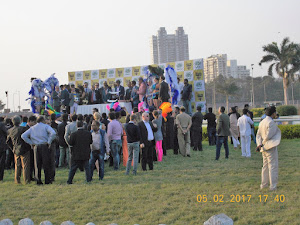 "Kingfisher Ultra million Derby-2017"  presentation ceremony on race course facing the Grand Stand.