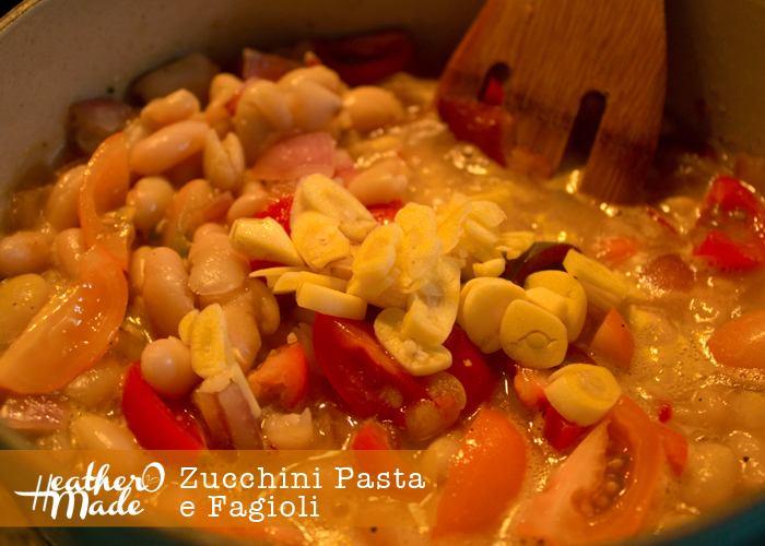 Heather O Made Zucchini Pasta e Fagioli