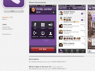 messaging app Viber's App