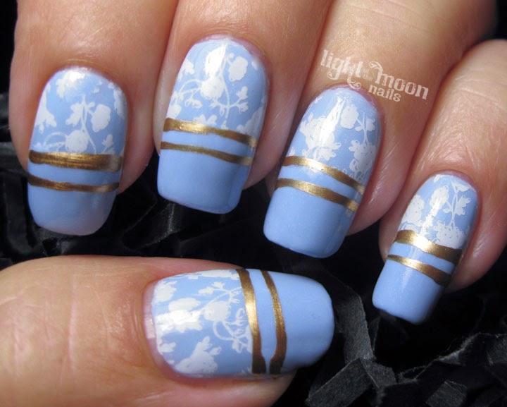 Light of the Moon Nails Tea Cup Inspired Nail Art