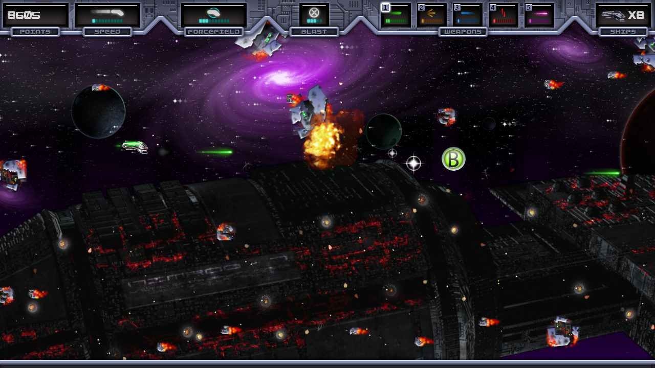 Space Debris - as simple as baddies come. Space Debris - as simple as baddies come.