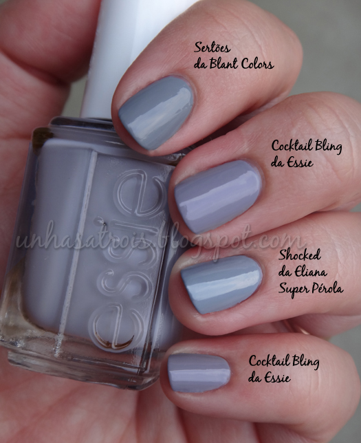 Unhas a Trois Coleção Cocktail Bling da Essie