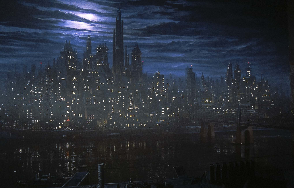 Gotham City skyline