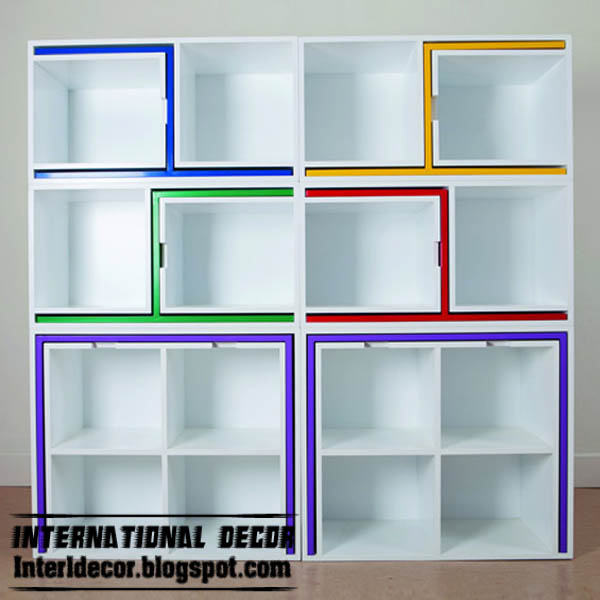 Creative space saving furniture kids shelves, table, chairs