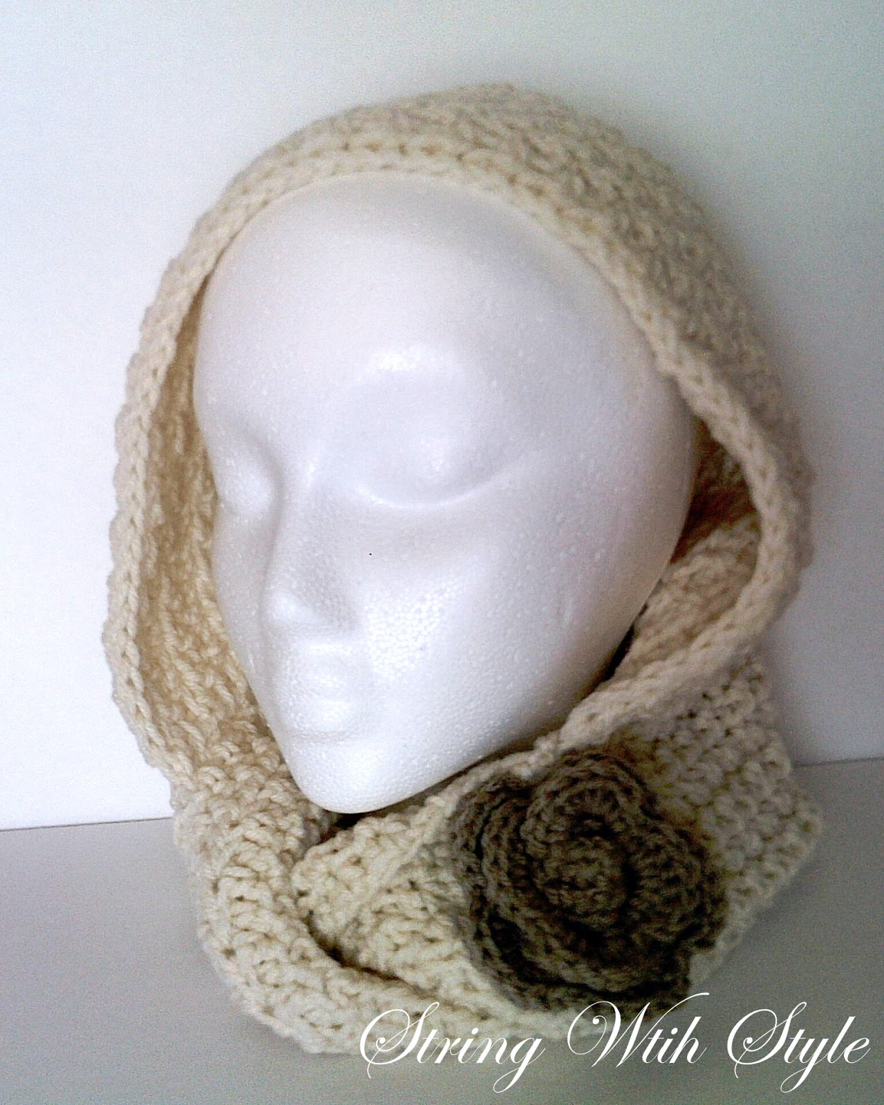 String With Style: Infinity Hooded Scarf