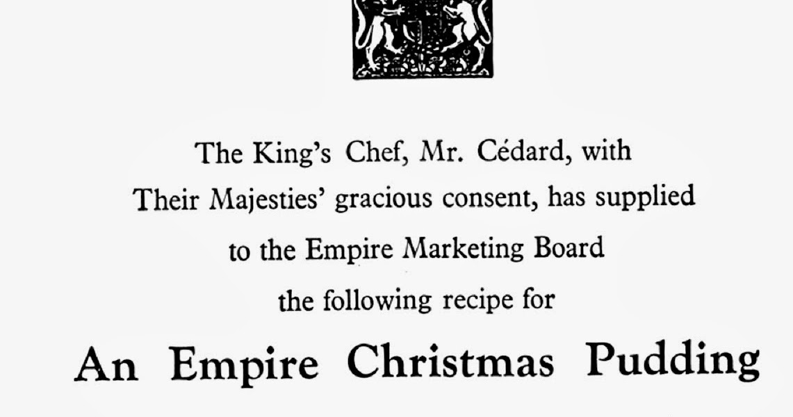 Rafe HeydelMankoo The British Empire Christmas Pudding Recipe