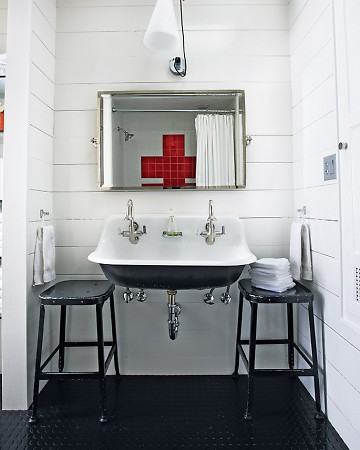 Bathroom Vanity Industrial mix and chic: home tour- an industrial chic texas duplex! Bathroom Vanity Industrial mix and chic: home tour- an industrial chic texas duplex!