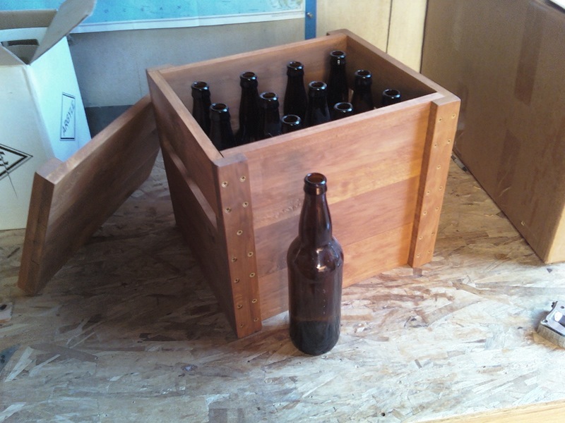 Mobile Cabin Works Wooden Beer Bottle Crate made from Pallet