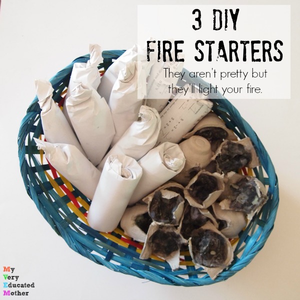 These 3 DIY Fire Starters are sure to light your fire! 