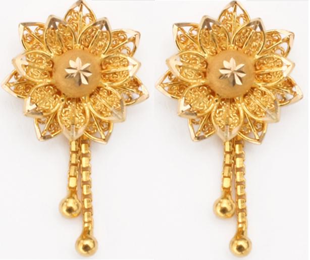 ladies fashion fun ladies new gold bridal earrings new fashion earrings design