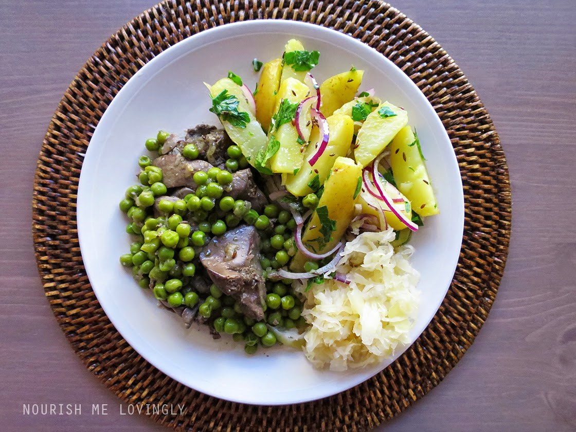 Nourish me lovingly Green pea chicken liver