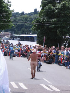 Seattle Summer Solstice Naked old cowboy