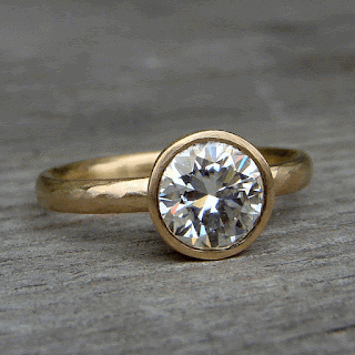 moissanite engagement rings