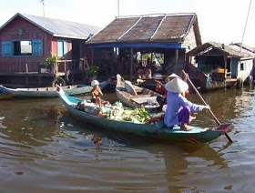 Vietnamese boat people in Cambodia 2011.