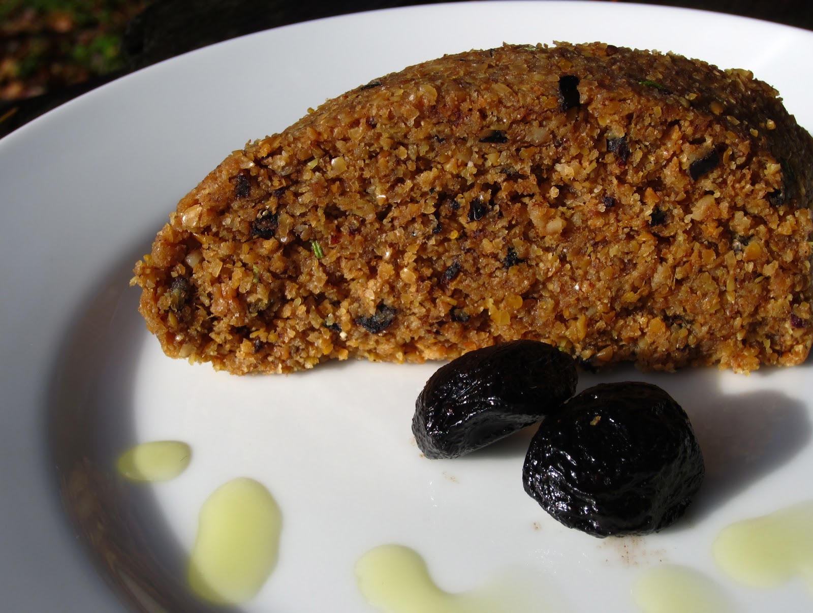 RAW Food for Truth Herbed OliveWalnut Bread