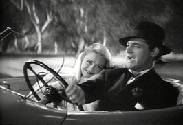 Cary Grant singing in the Topper car