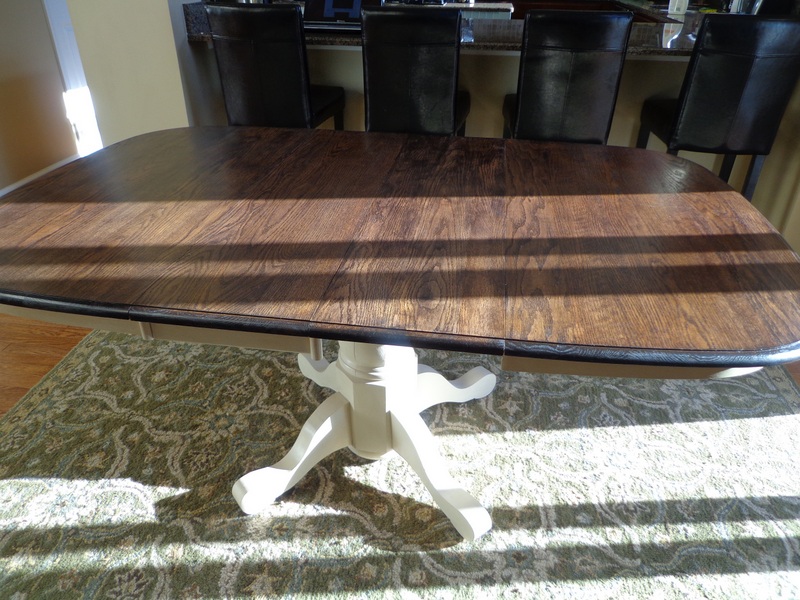 All Things that Make a House a Home...... Refinishing an oak tablepart II