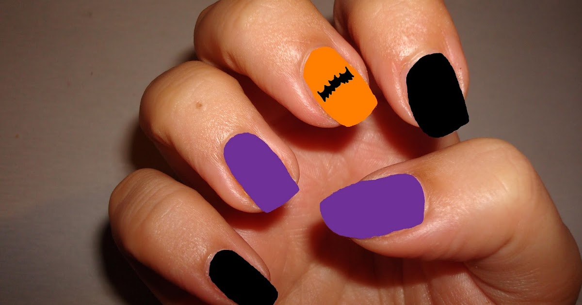 Perfect Purple Halloween Nails Galleries