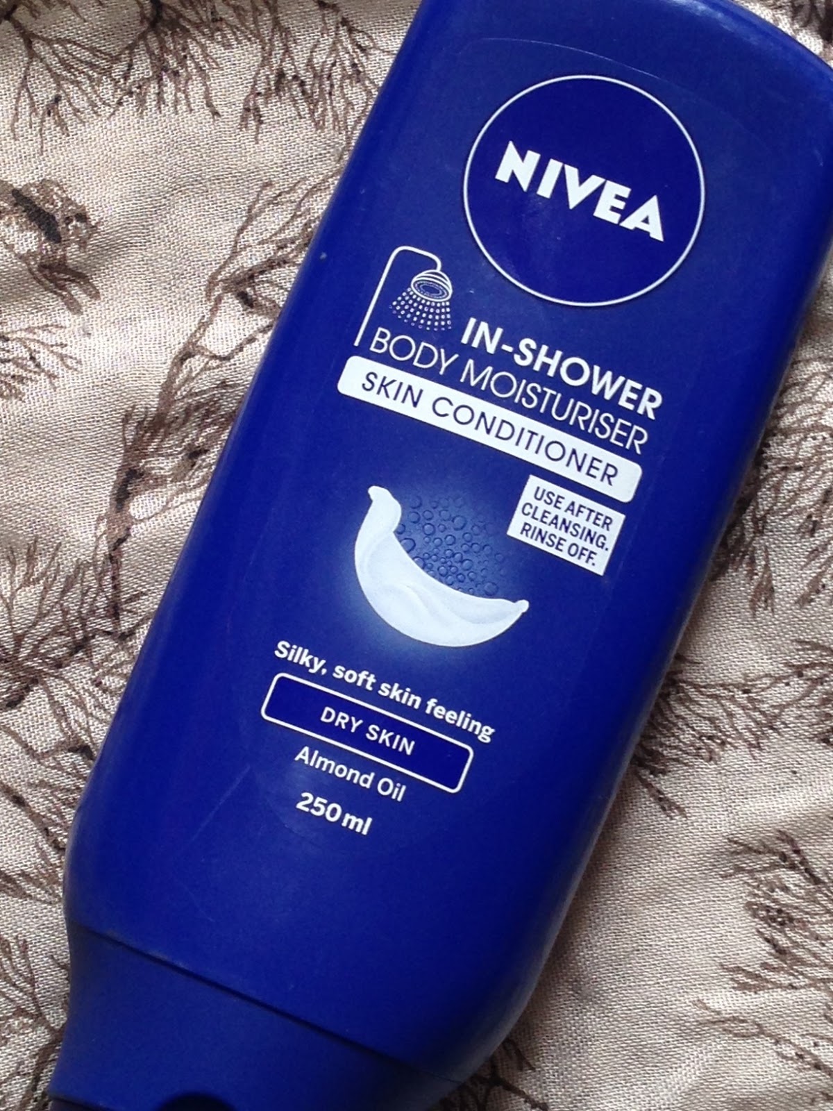 the Bluebird & the Robin Nivea InShower Body Moisturiser Skin