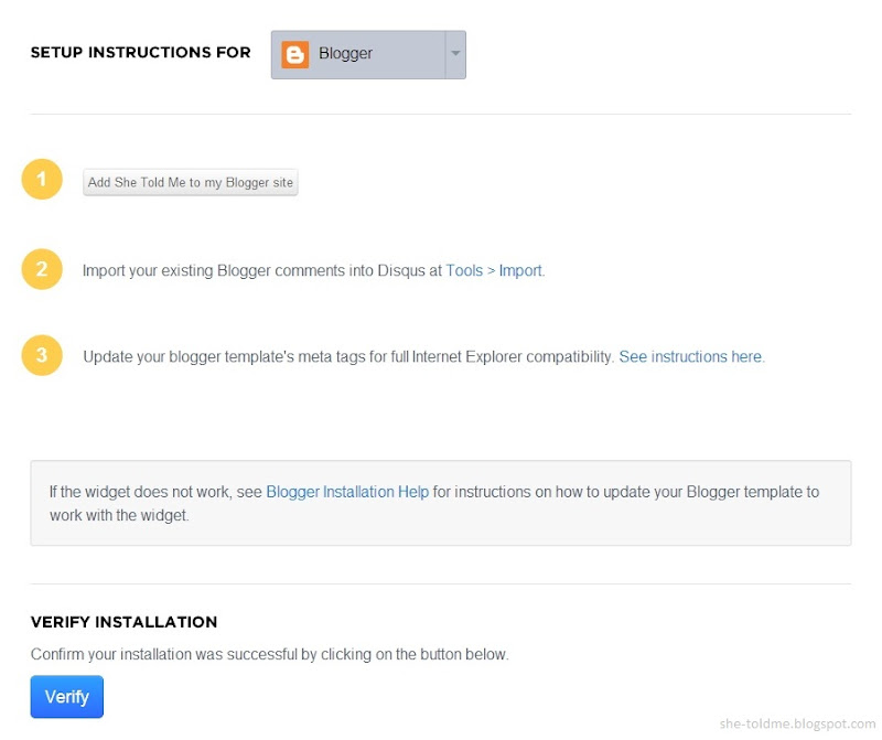 Disqus Setup Instructions Disqus Setup Instructions