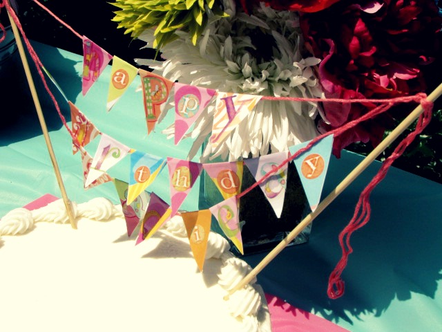 Birthday Cake Banner