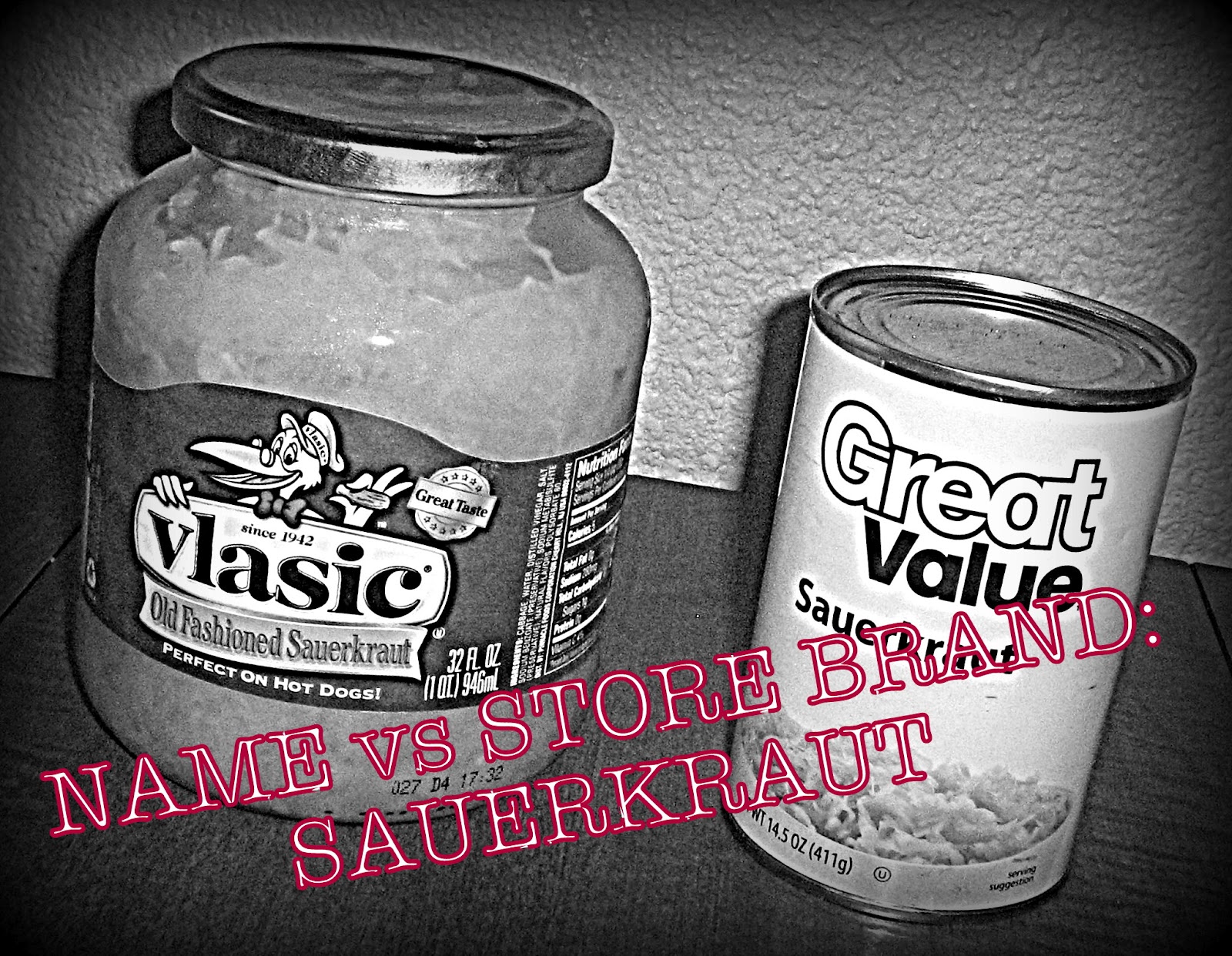 Spendwise Moms Name Brand vs Store Brand Sauerkraut