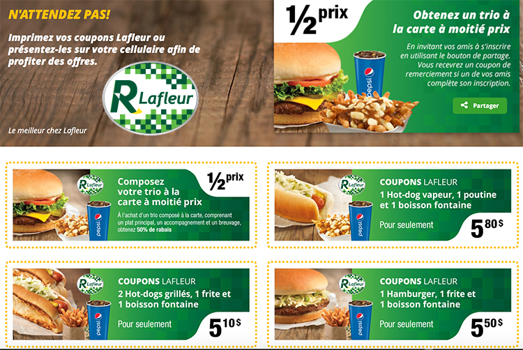 Coupon rabais du fabricant