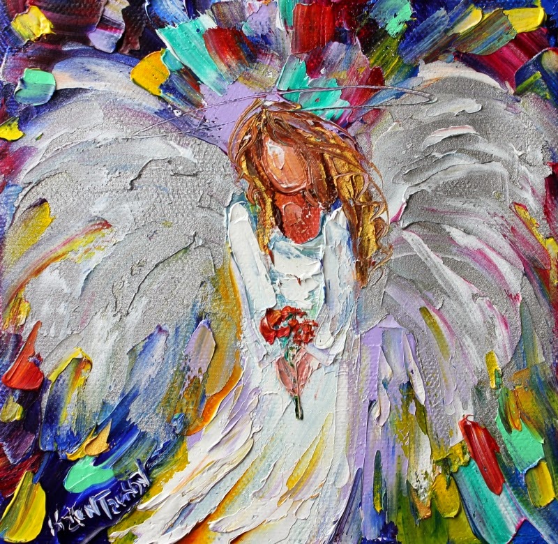 Karen Tarlton Original oil paintings Angel by Karen Tarlton