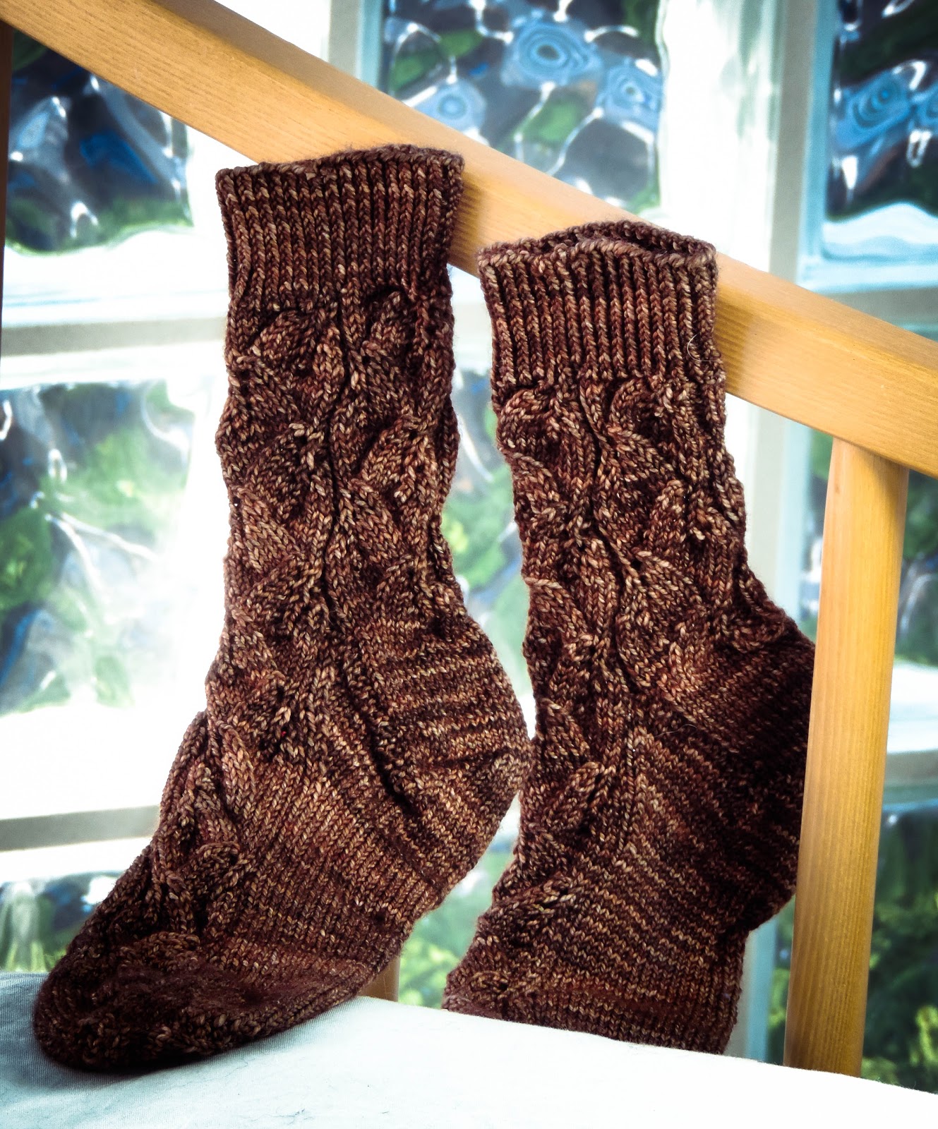 The Knitting Blog by Mr. Puffy the Dog Kicking off Fall with Socks and