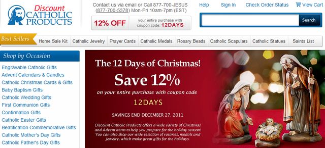 Coupon catholic supply