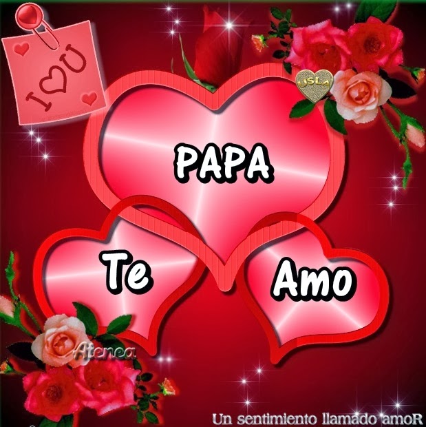 Un sentimiento llamado amoR TE AMO PAPA