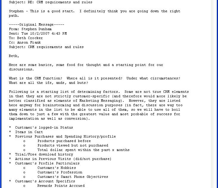 The Difference Between Good and Bad Emails Example of a Good and Bad