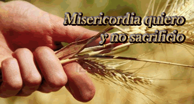 Miradas al cielo: MISERICORDIA QUIERO Y NO SACRIFICIO