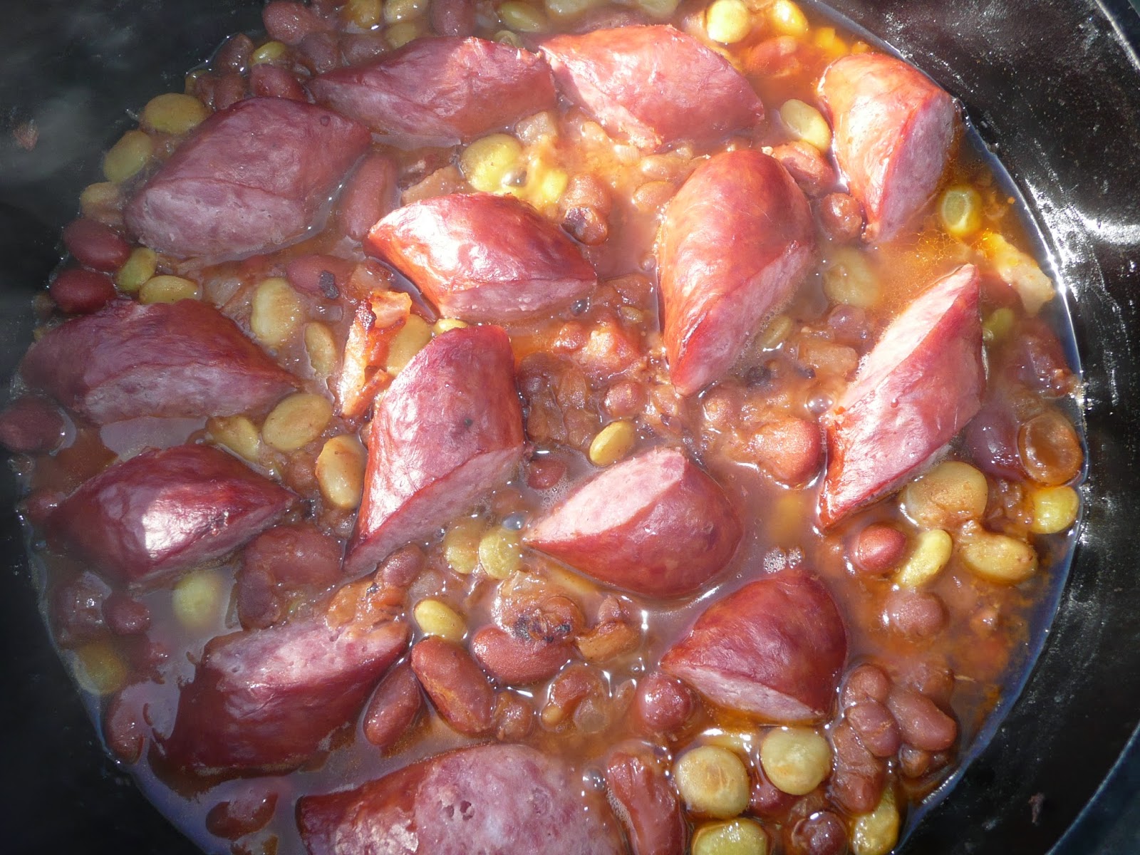 Everyday Dutch Oven Cowboy Beans