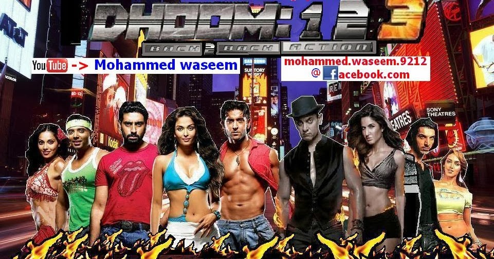 Bollywood best action movie franchise dhoom3 dhoom2 