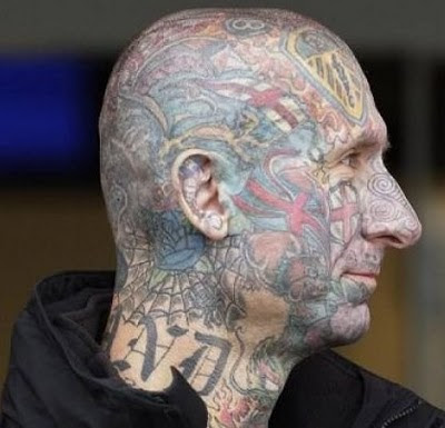 Most Unusual and Weird Face Tattoos