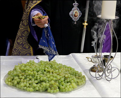 Bendición de uvas para ser celebrado este domingo