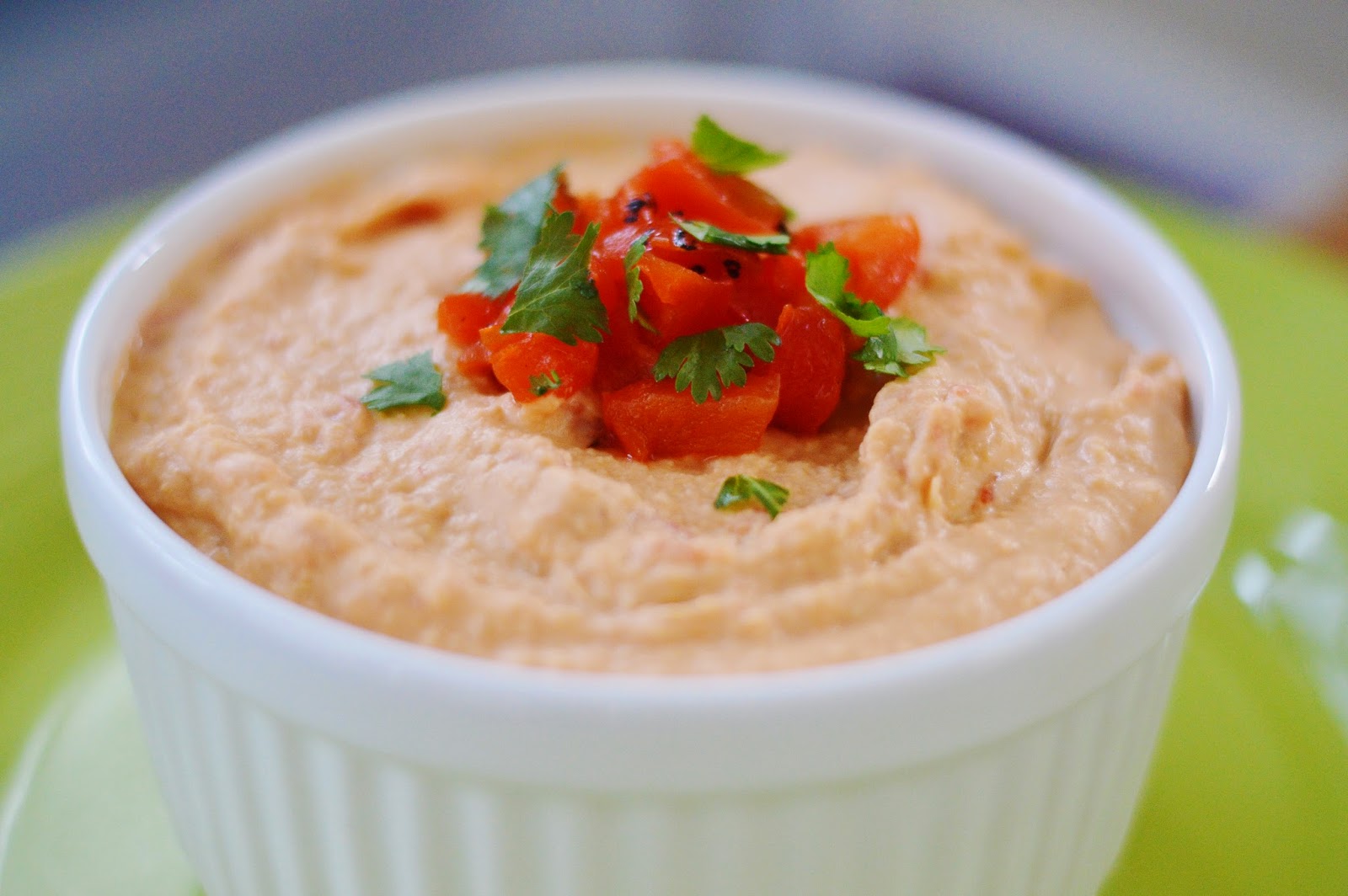The Art of Comfort Baking Roasted Red Pepper Hummus
