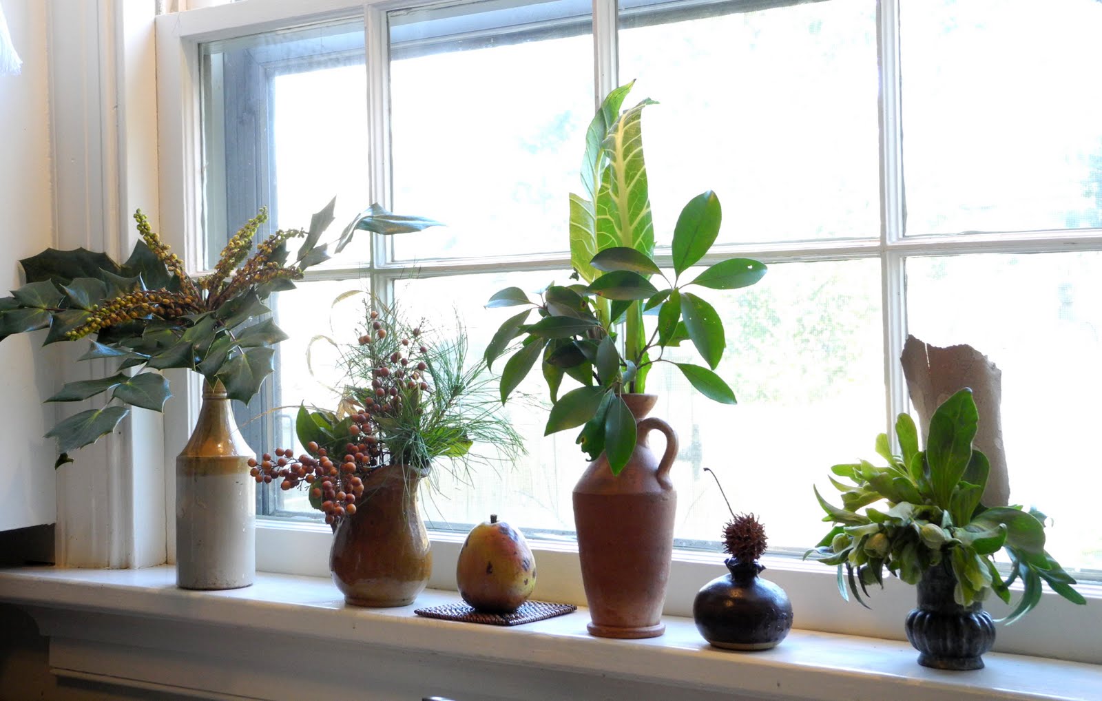 Windowsill Arranging January 2012