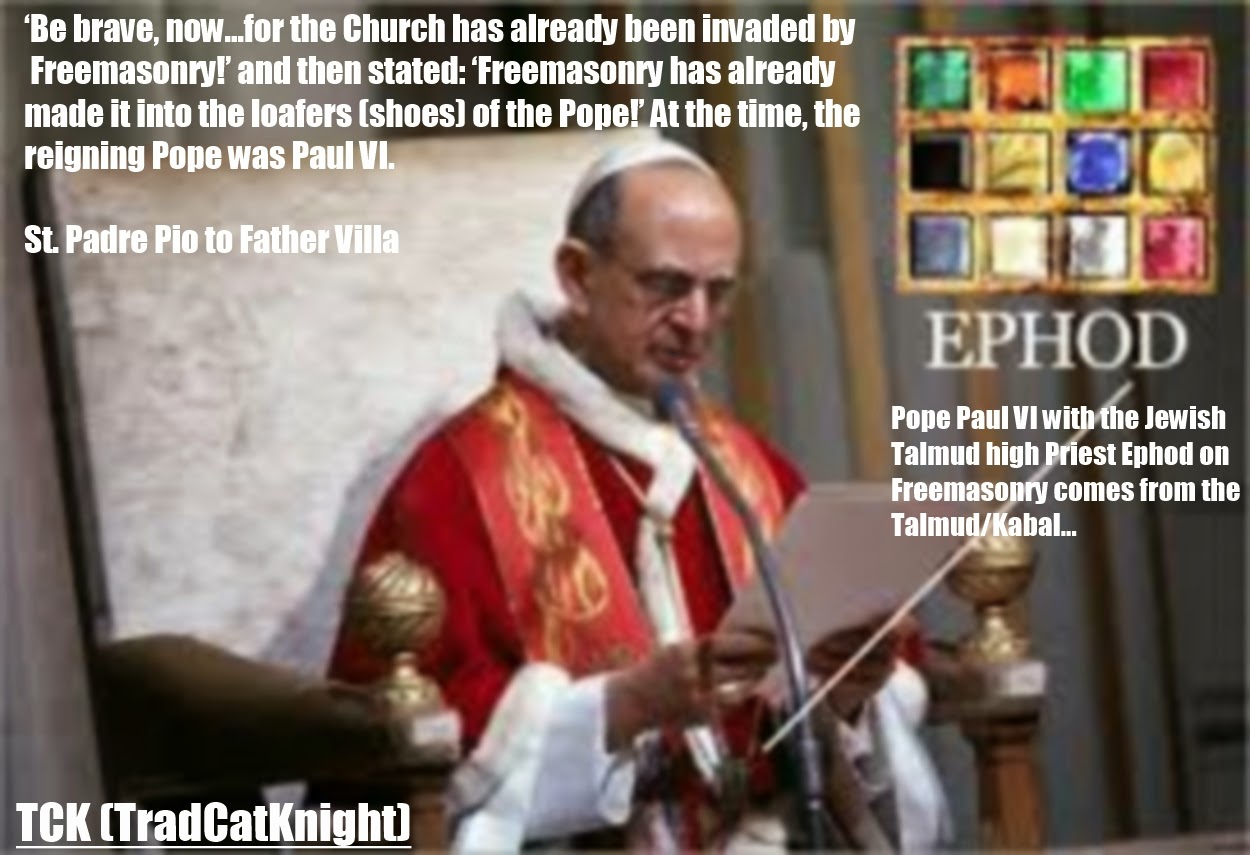 Pope Paul 6th & Jew Ephod