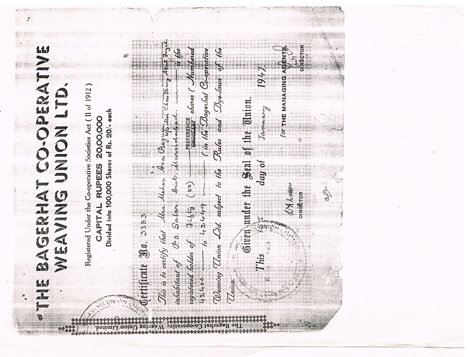 how to get share certificate