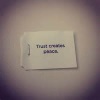 Trust Creates Peace