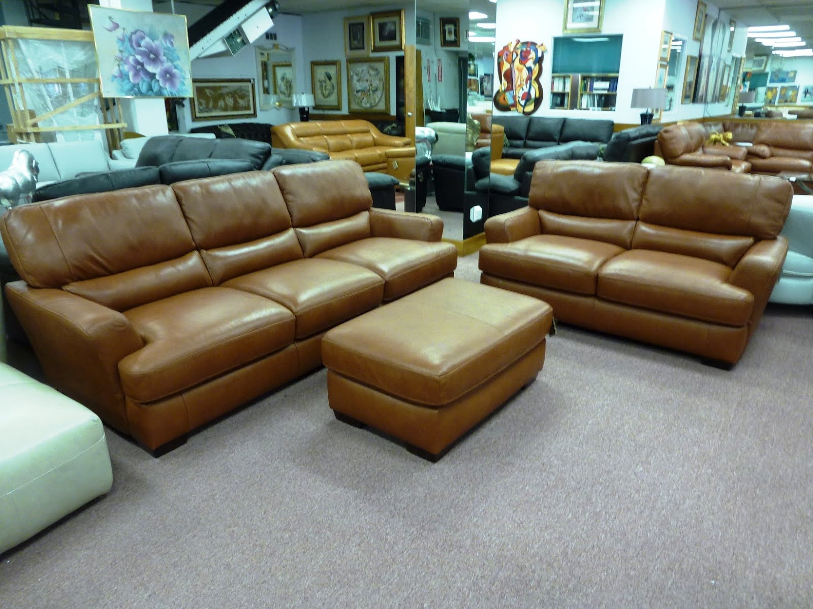 ebay natuzzi leather sofa