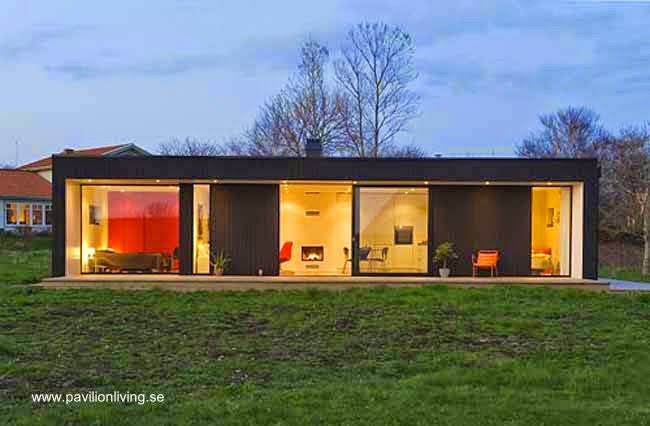 Arquitectura de casas: 11 modelos de casas prefabricadas modernas ... Minimalistas cabaña creativo