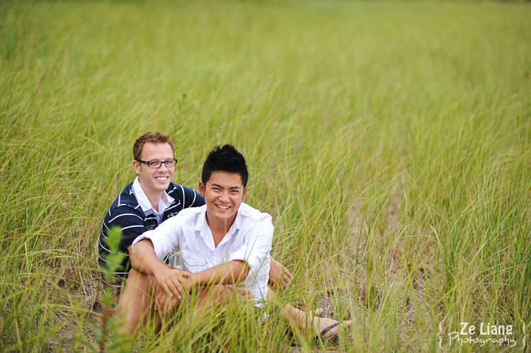 same-sex engagement session castle island boston ben&justin 10
