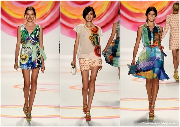 Desigual S/S2014 runway dresses