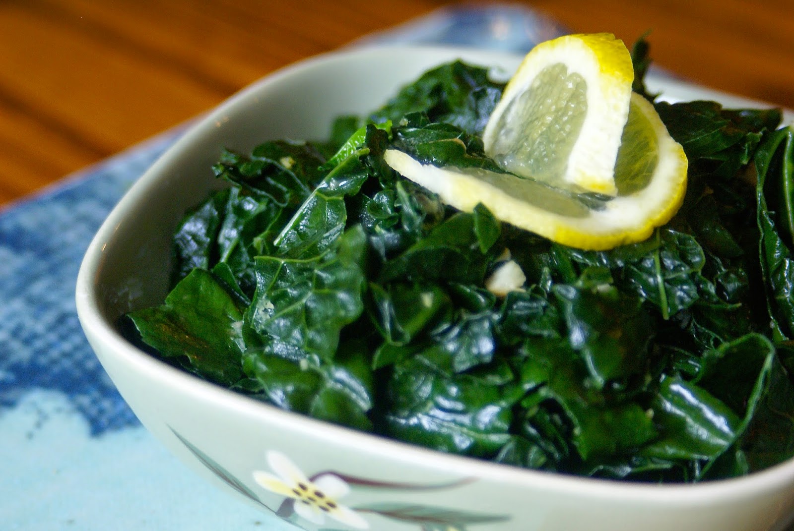 Margaret's Dish Garlic Ginger Kale