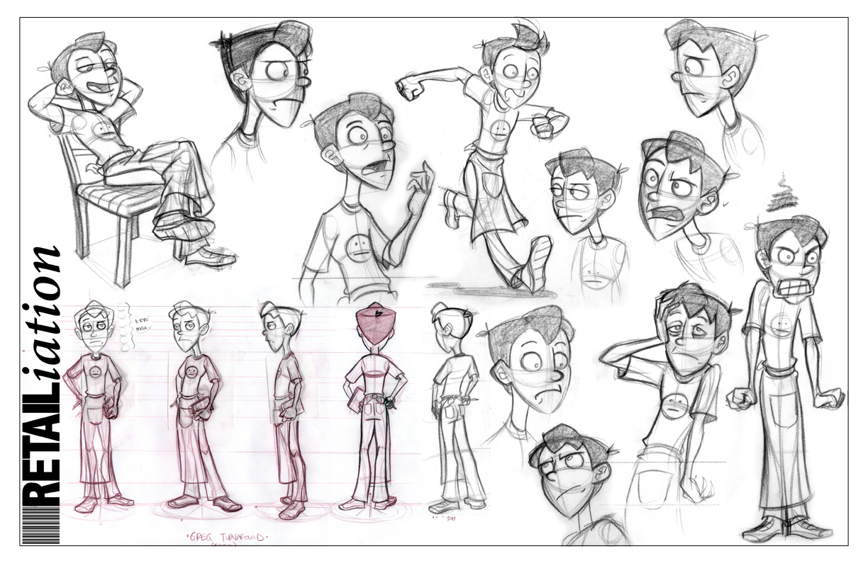 the lowedown the official blog of casey lowe retailiation rough character design sheets