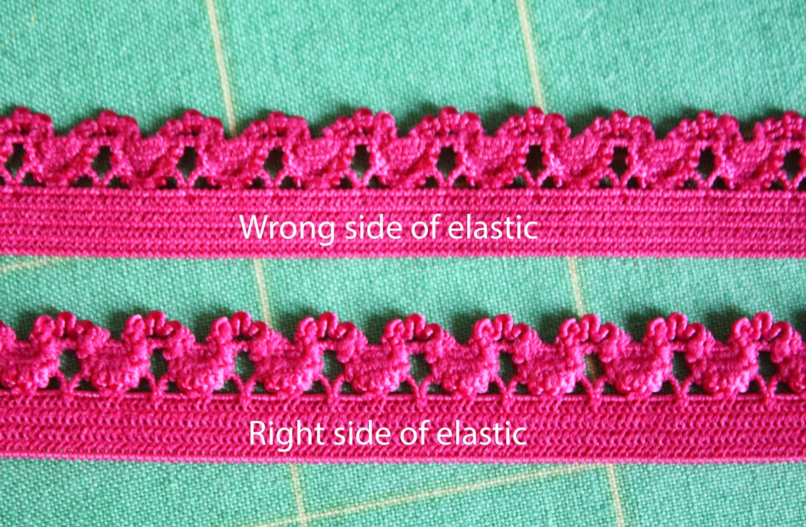 Nicole at Home Tutorial sewing picot elastic on underwear and camisoles